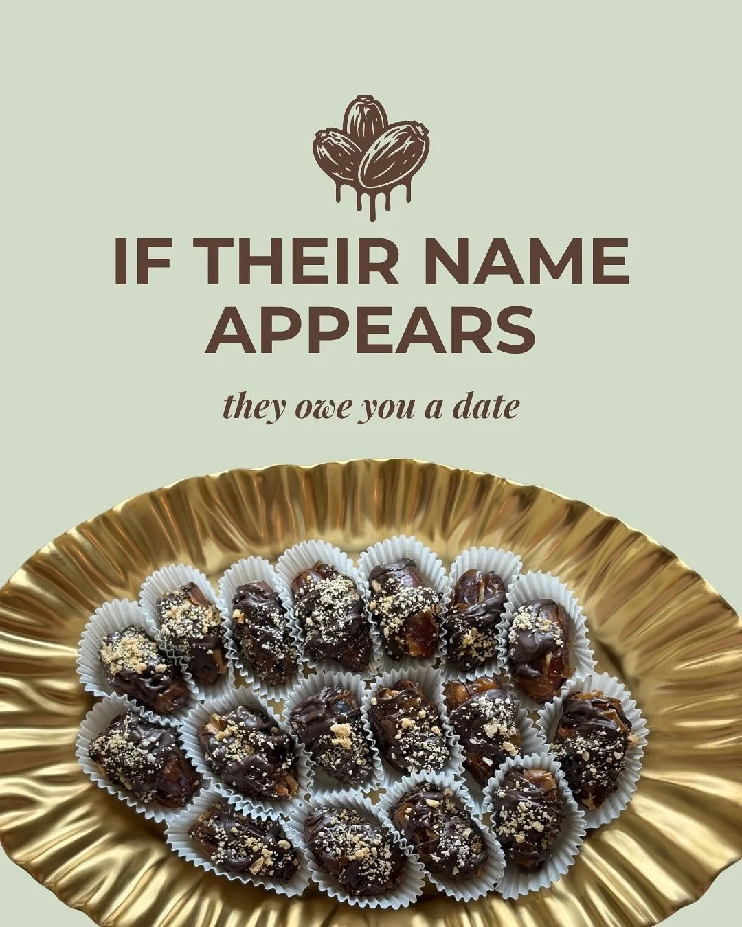 send this to someone who owes you a date 🤭