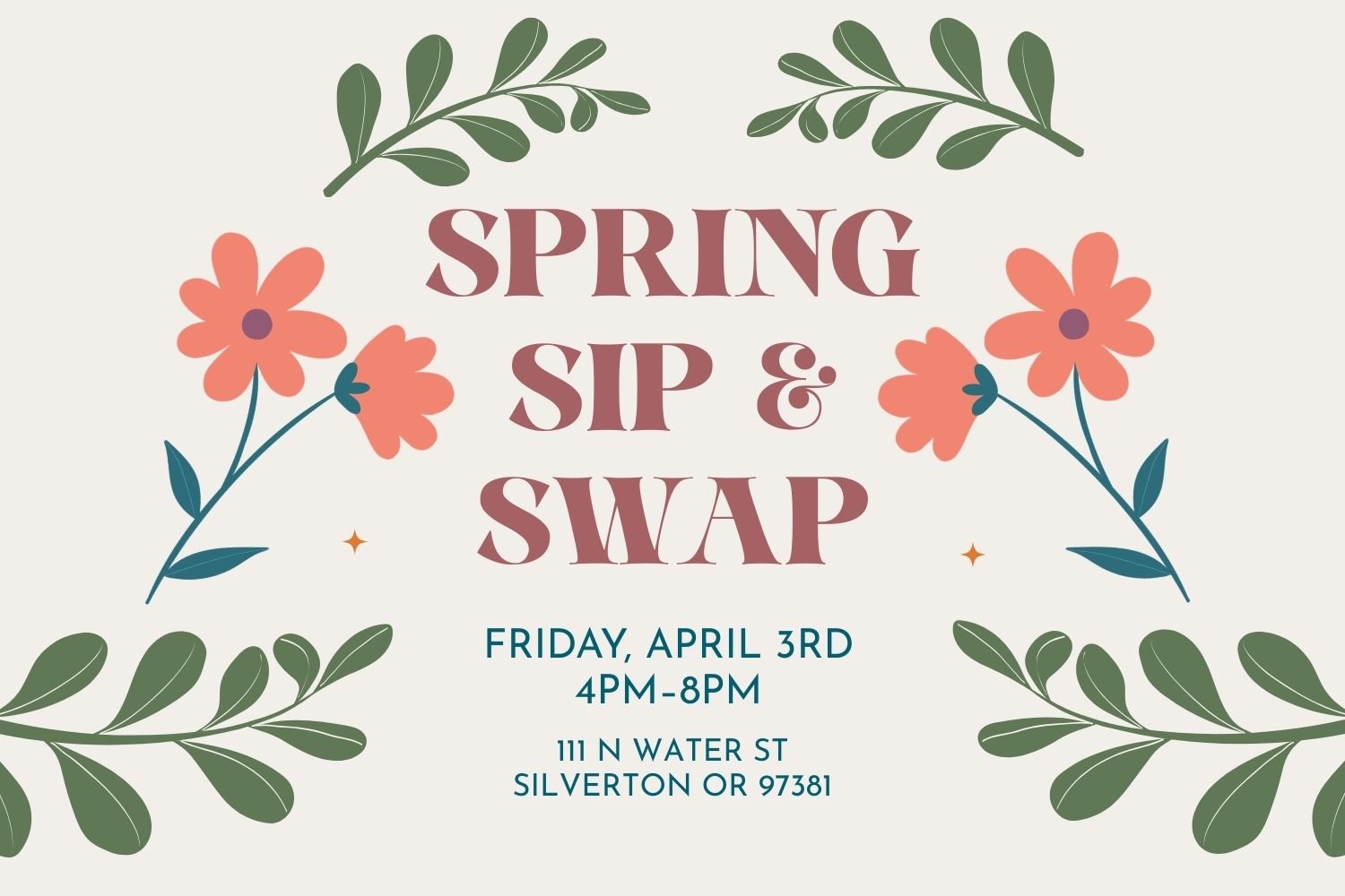 Spring Sip & Swap