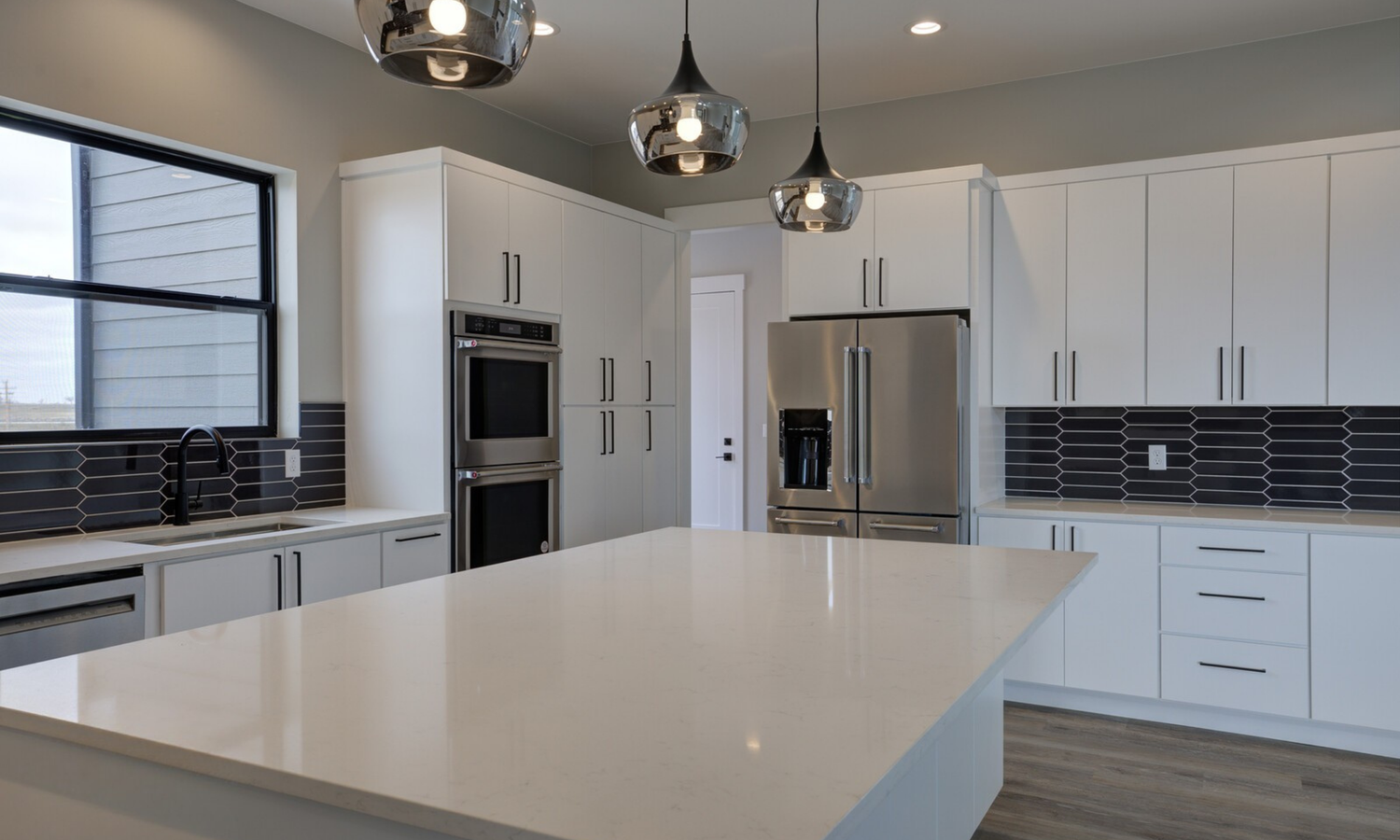 Custom kitchen designed and built by Skyline Construction in Casper, Wyoming