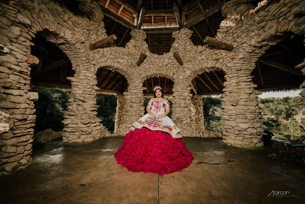 Japanese Tea Garden Quinceañera Photos in San Antonio — photograph by XVFifteen