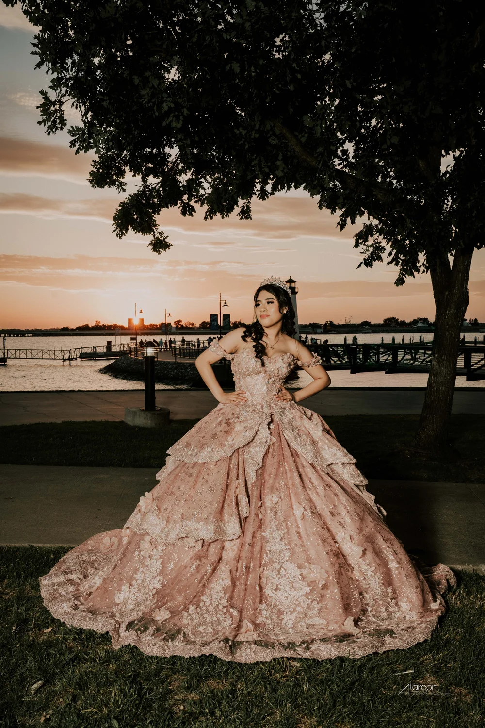 Rockwall Harbor Quinceañera Photos — photograph by XVFifteen