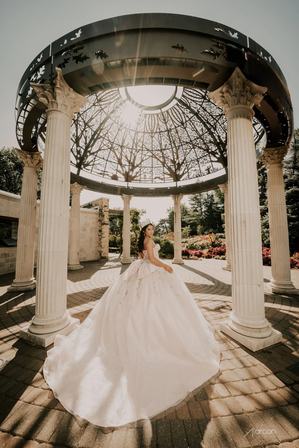 Sunken Gardens Quinceañera Photos in Lincoln — photograph by XVFifteen