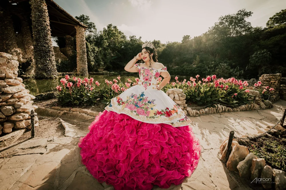 Japanese Tea Garden Quinceañera Photos in San Antonio — photograph by XVFifteen