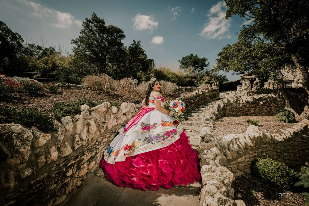 Japanese Tea Garden Quinceañera Photos in San Antonio — photograph by XVFifteen