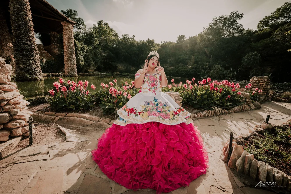Japanese Tea Garden Quinceañera Photos in San Antonio — photograph by XVFifteen