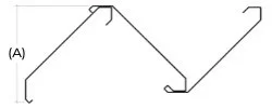 Line drawing of a geometric shape with an extended arm on one side and various angled edges.