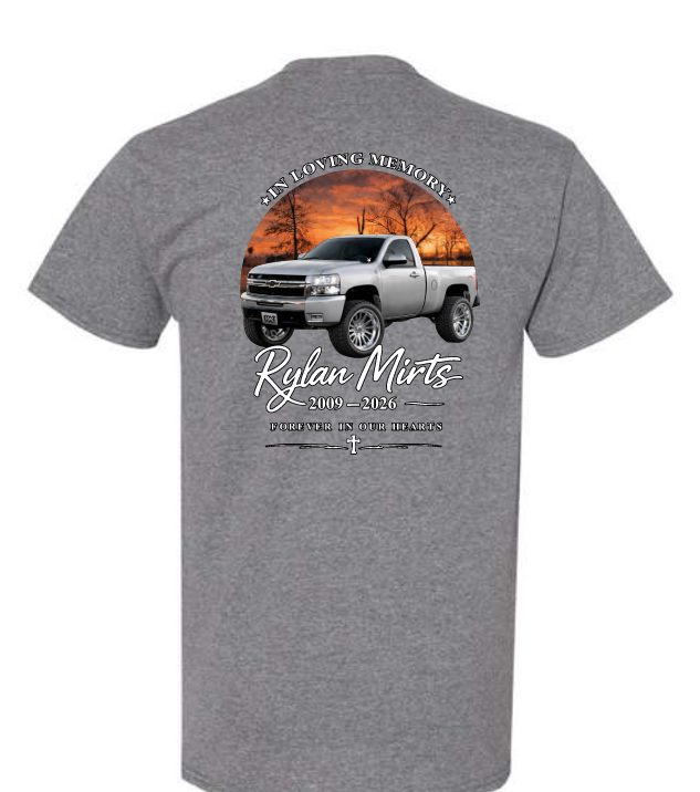 Rylan's Mirts Memorial T-Shirt