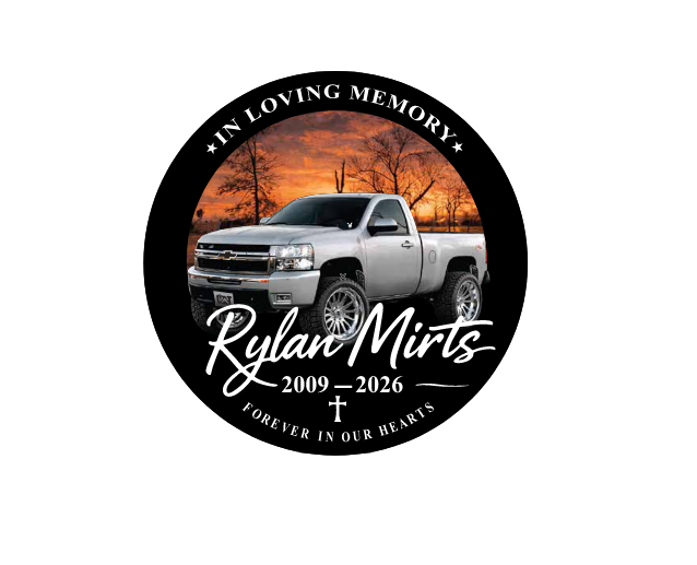 Rylan Mirts In Loving Memory Decal