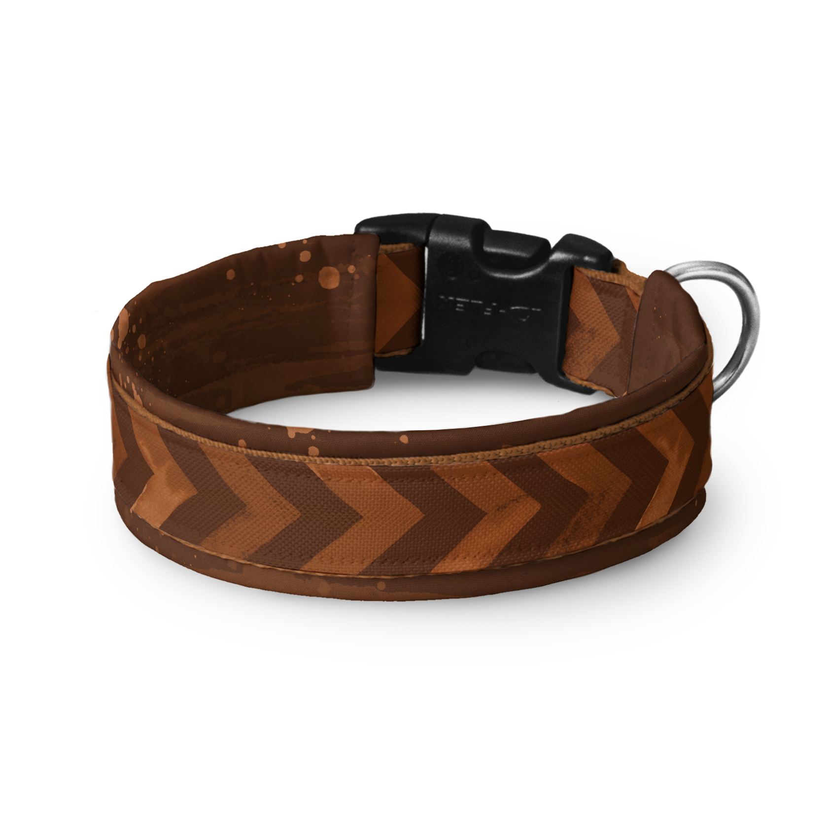 Softshell-Halsband mit Klickverschluss "This Way Chocolate"