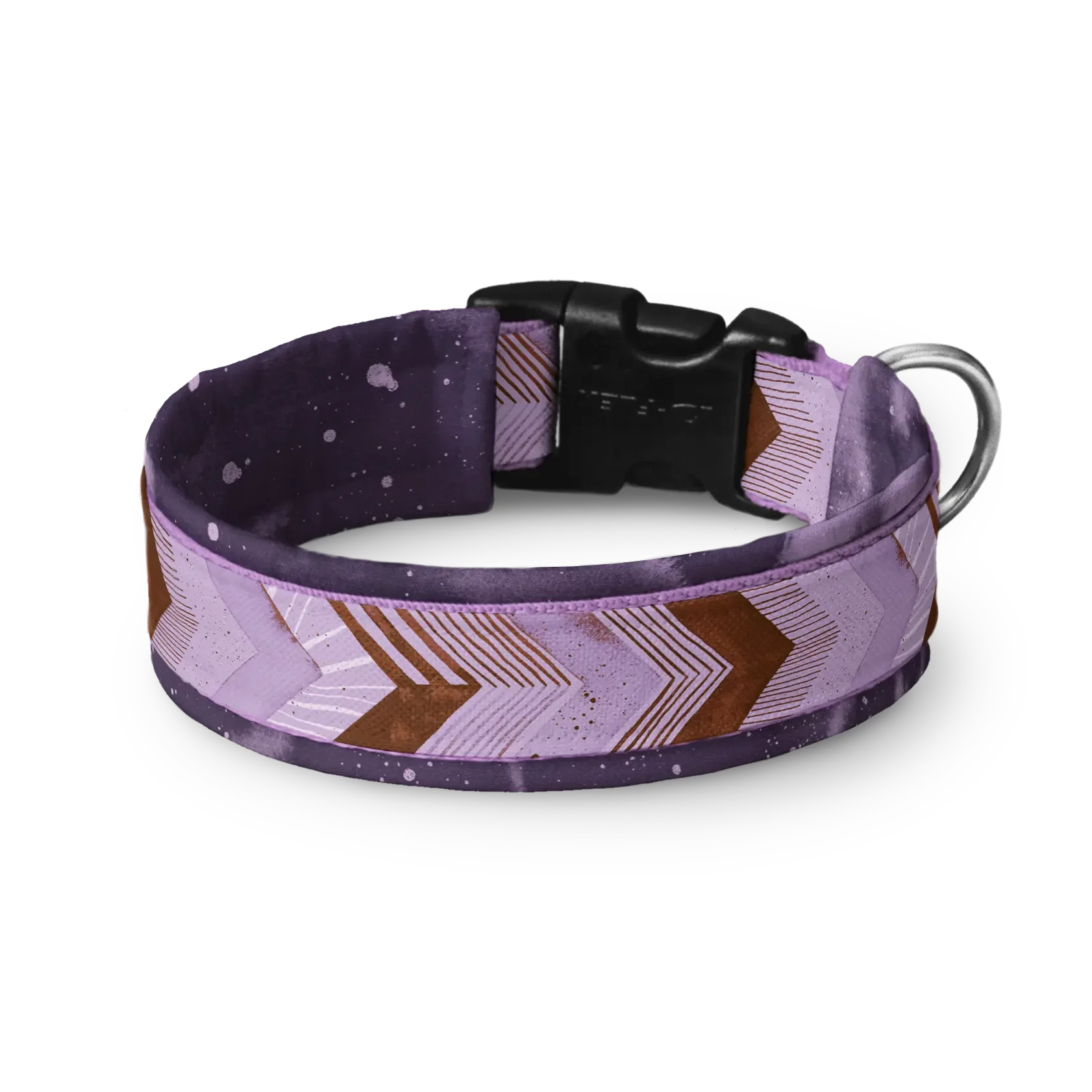 Klick-Halsband | Softshell | "Plum and Clay"