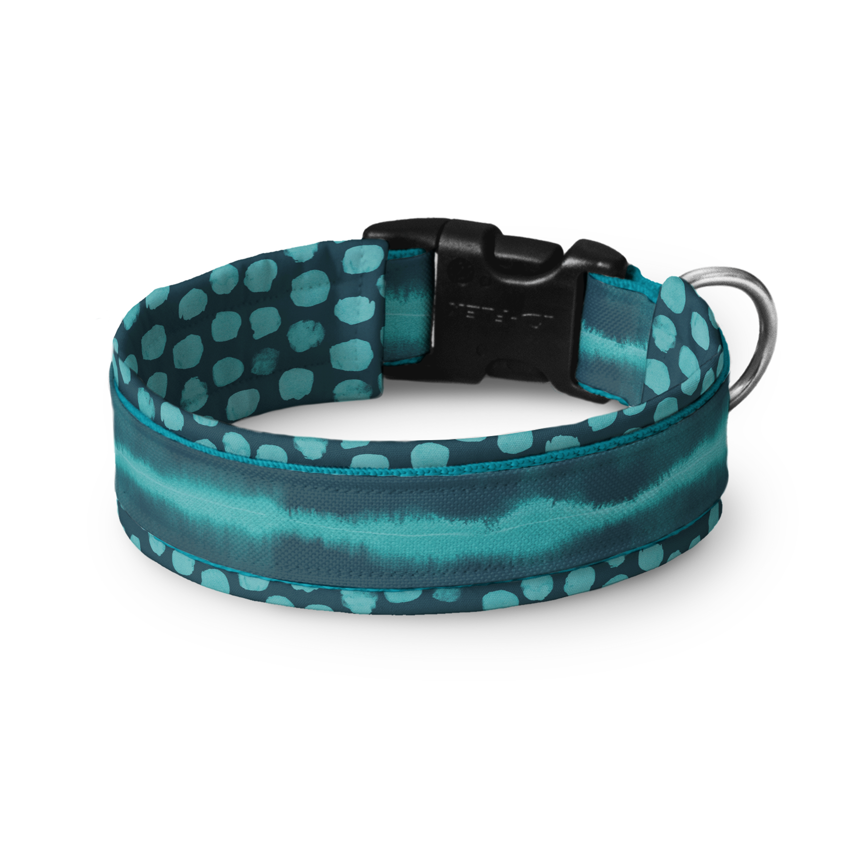 Softshell-Halsband mit Klickverschluss "The Line Teal"