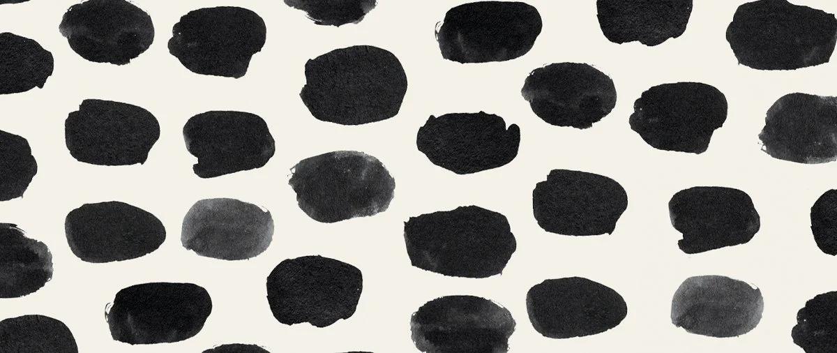 "Fat Dots" Schmutziges Weiß