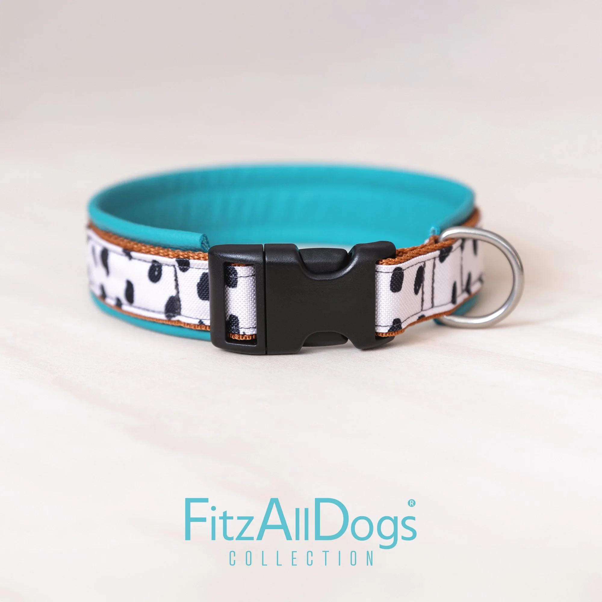 Leder-Halsband mit Klickverschluss "FitzToFitz"