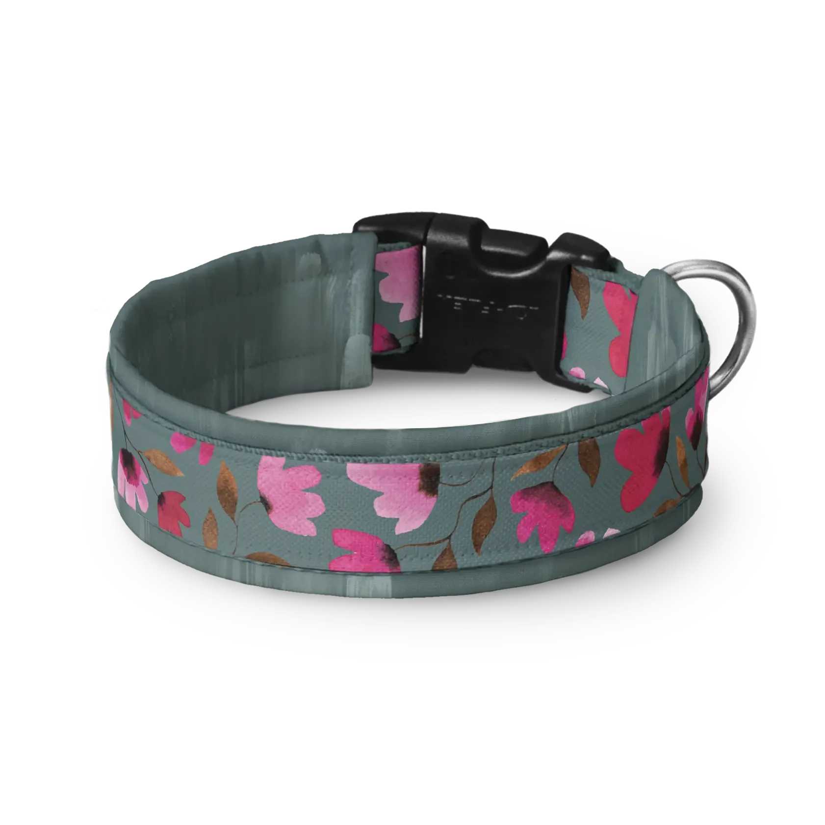 Klick-Halsband | Softshell | "Autumn Poppies"