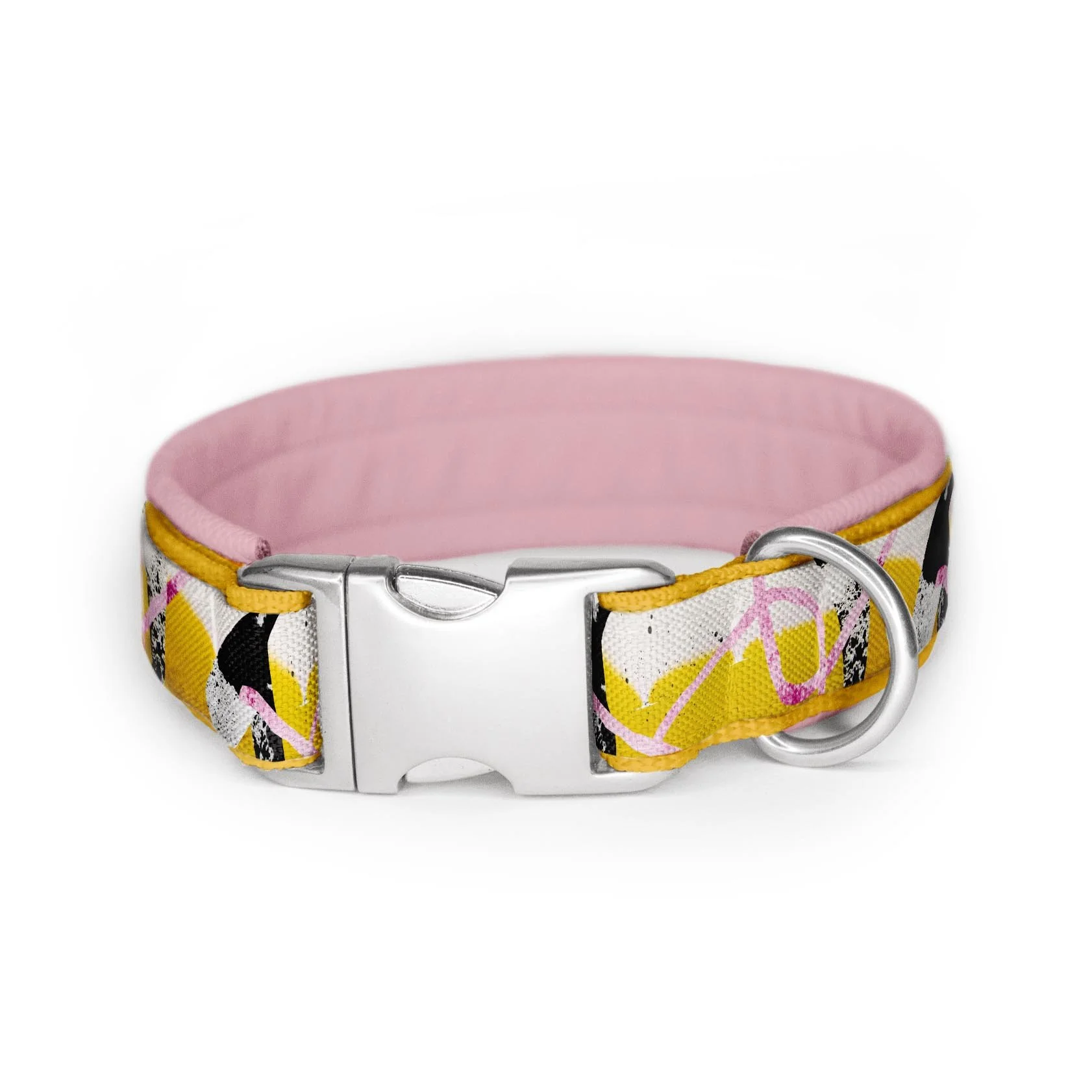 Leder-Halsband mit Klickverschluss "Spring Break"