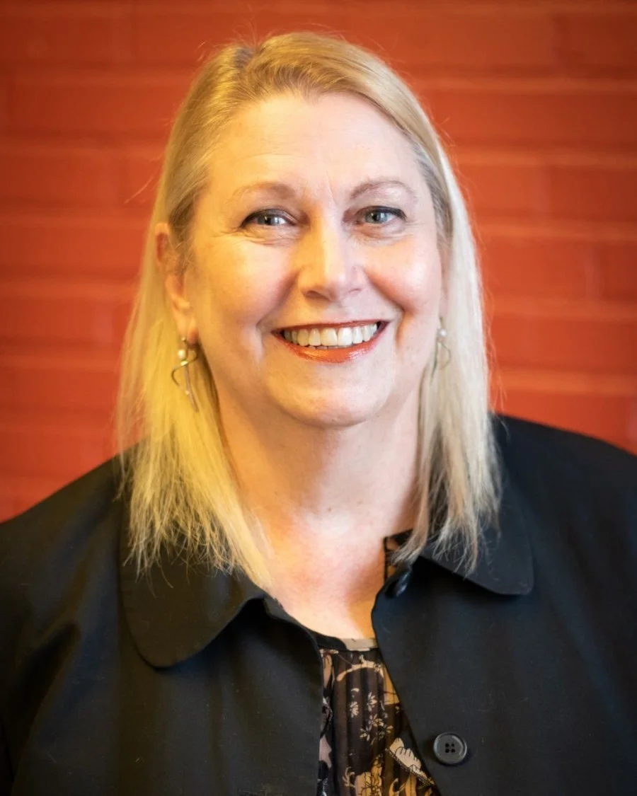 Woman in a black shirt