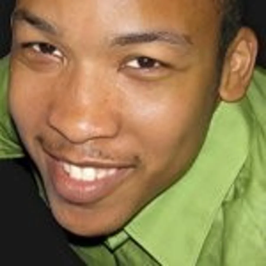 Man in a green shirt