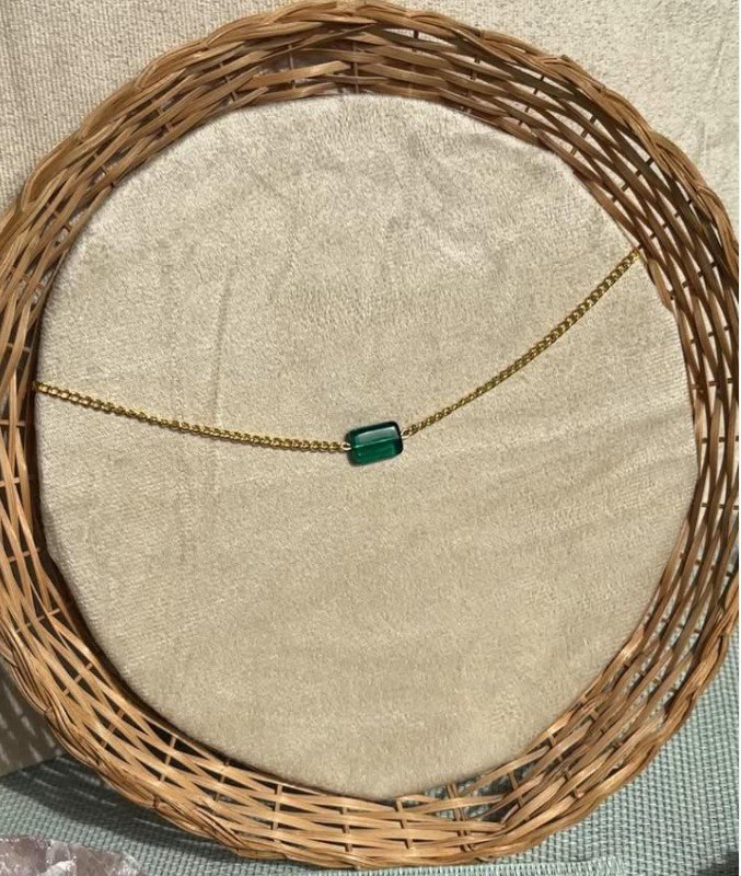 Green Glass Necklace