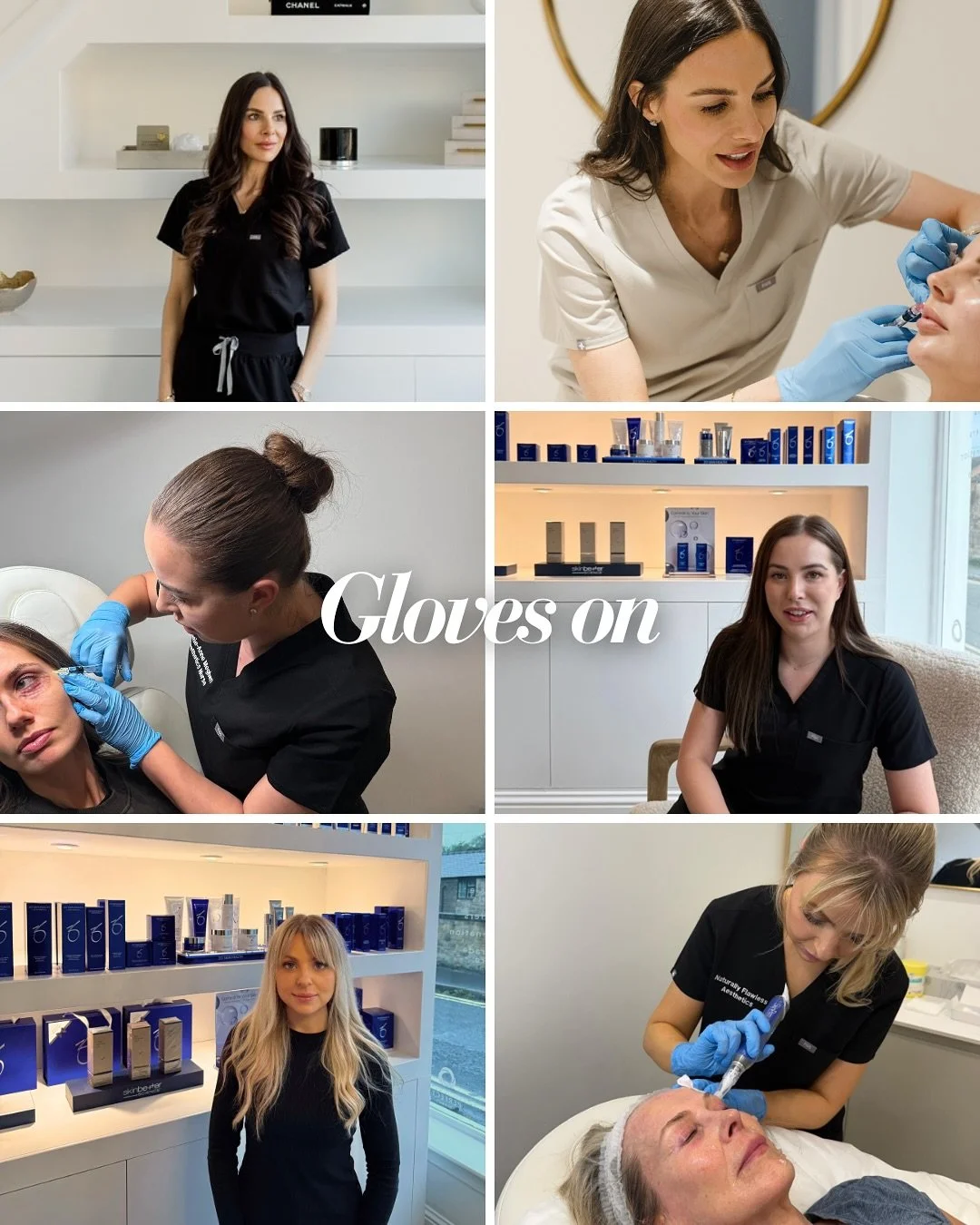 The Naturally Flawless Team: Gloves on vs gloves off 💉🤍🫧