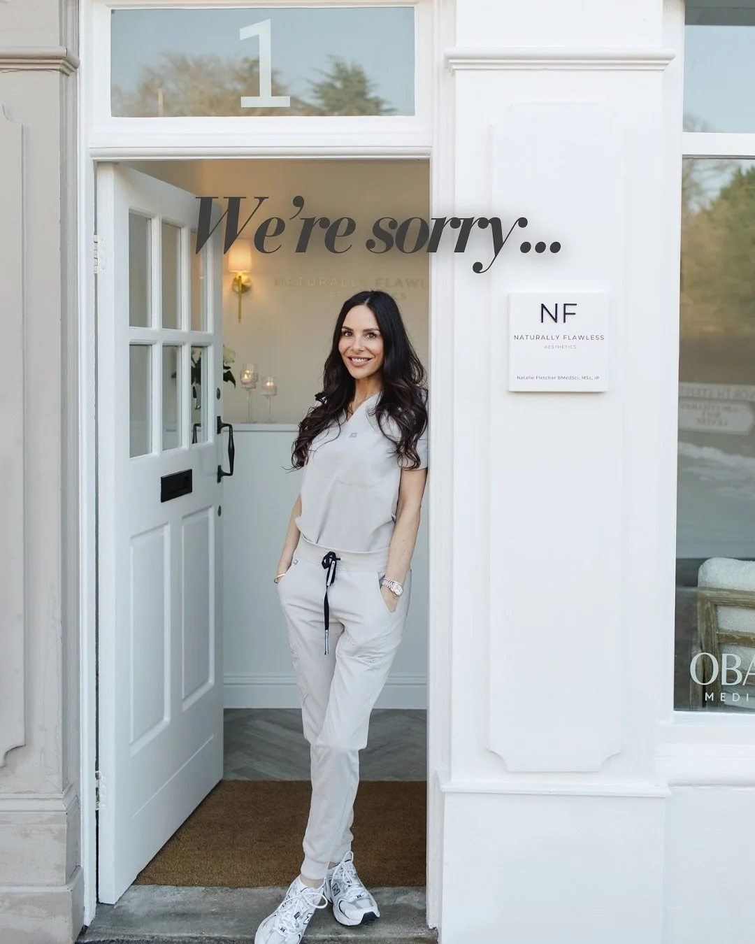 An apology from the Naturally Flawless Team 
🫢🤍🪄

derby aesthetics, glass skin, award winning aesthetic clinic