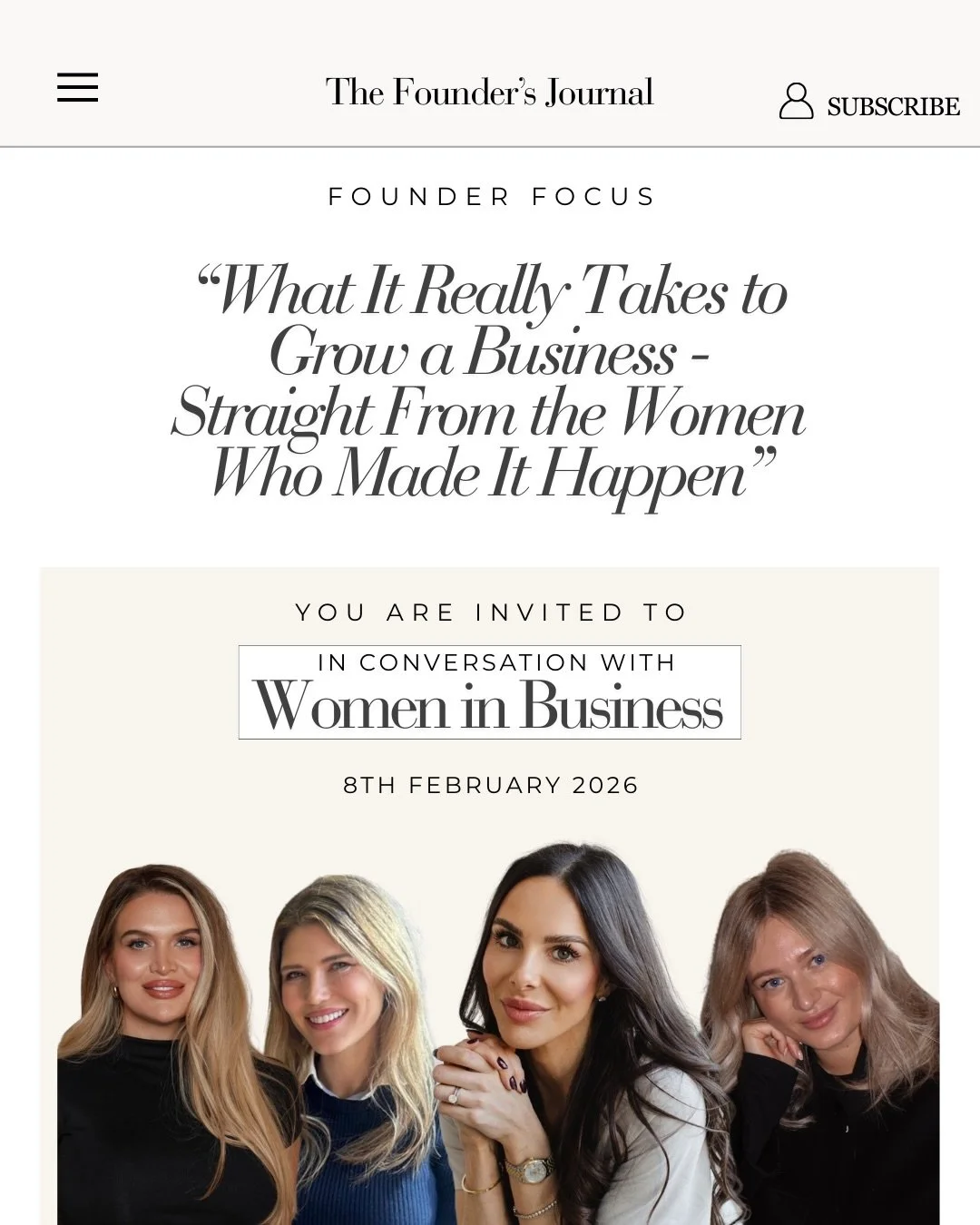 Are you a business owner or are you considering opening a business? 💭

On the surface, scaling a business can look like a one-woman operation. In reality, real growth happens when you accept that you can&rsquo;t do it all alone. It&rsquo;s about fin