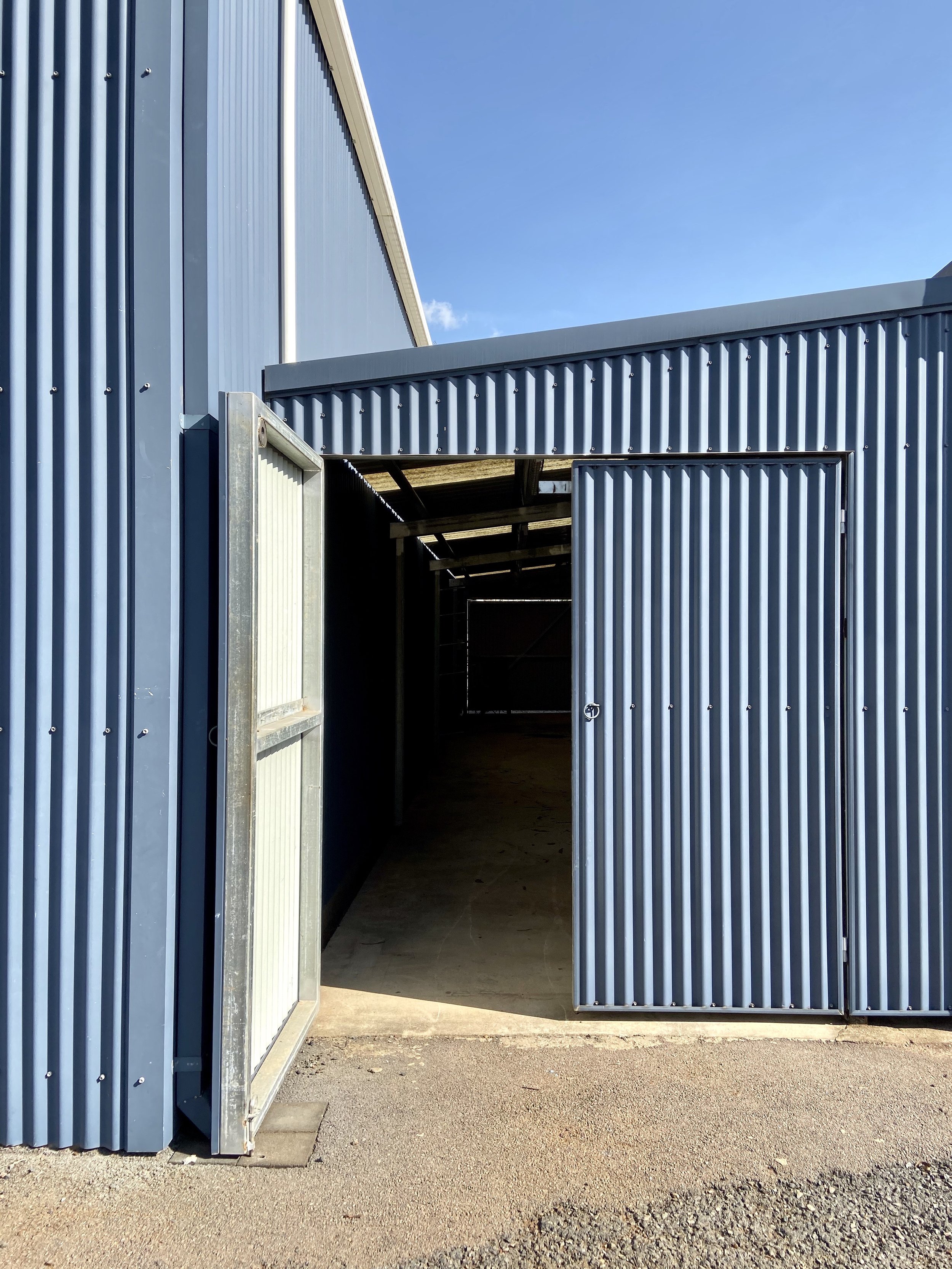 Storeroom attached the workshop