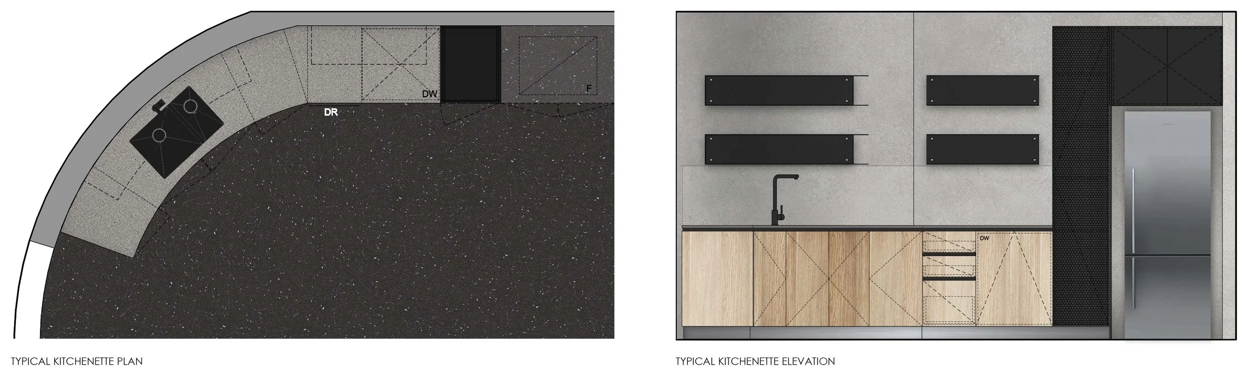 Silo Kitchenette Design