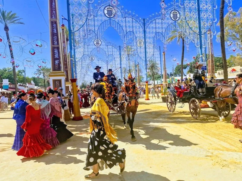 On her way to the saloon