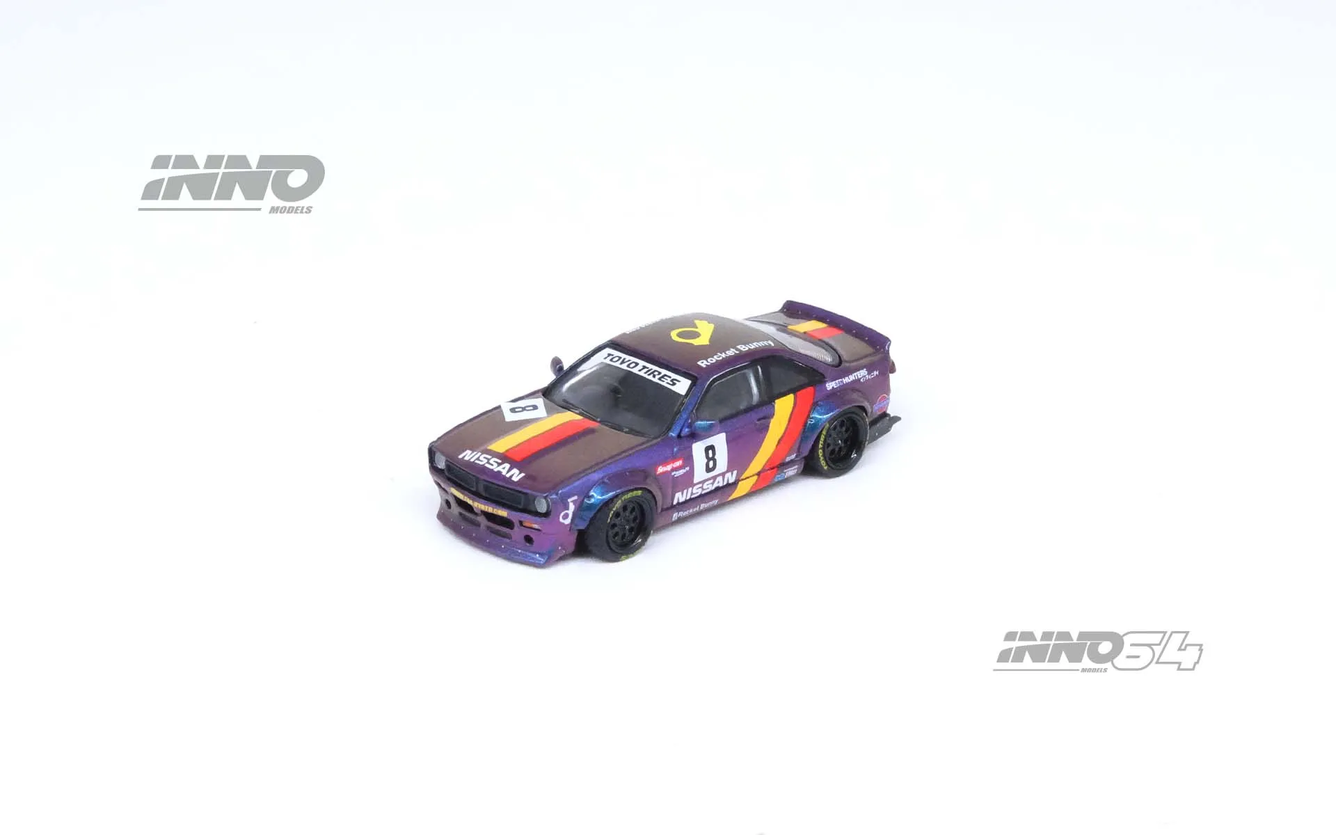 Inno64 1:64 Nissan Silvia (S14) BOSS ROCKET BUNNY Purple