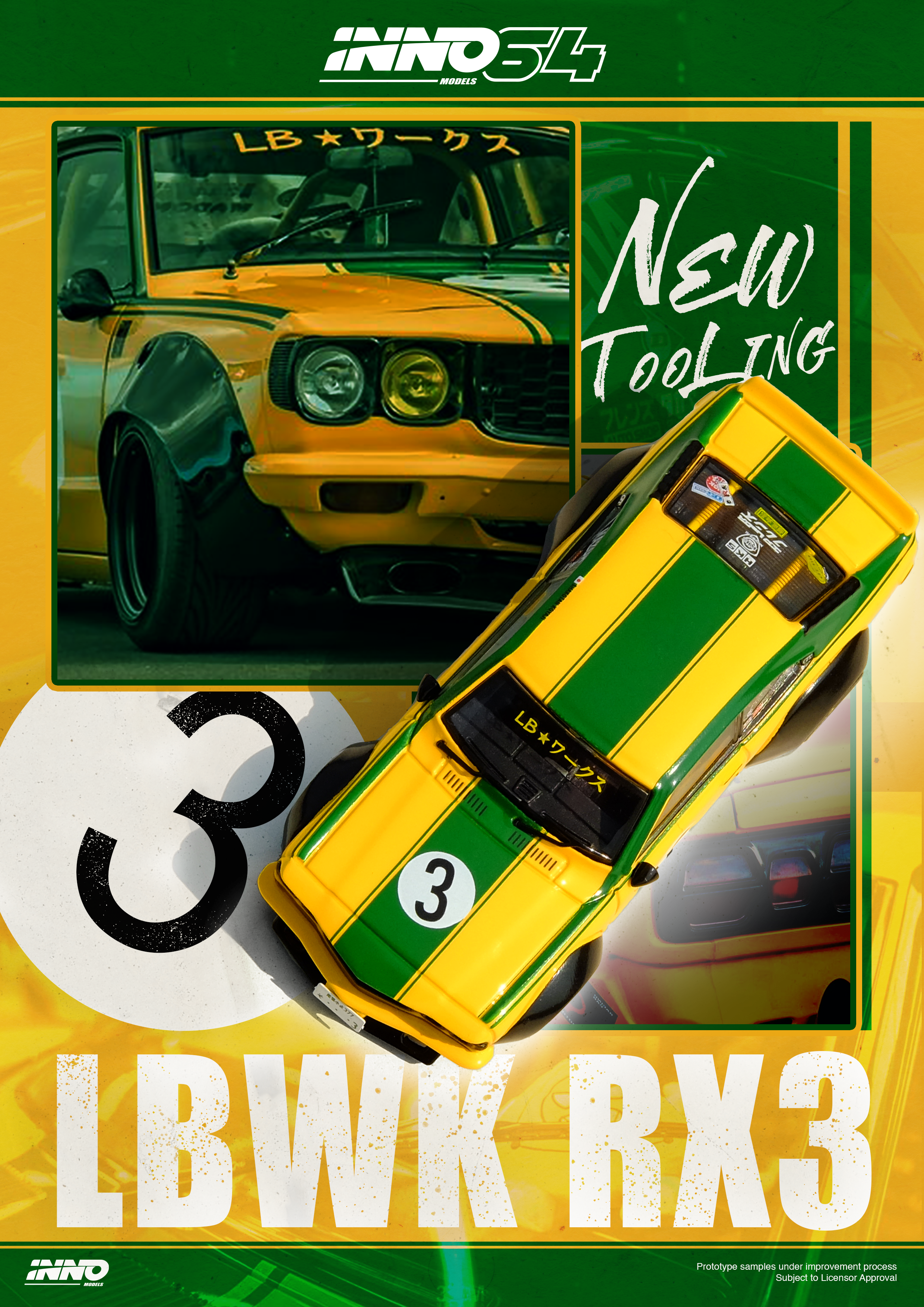 Inno64 1:64 Mazda RX-3 LBWK Savanna