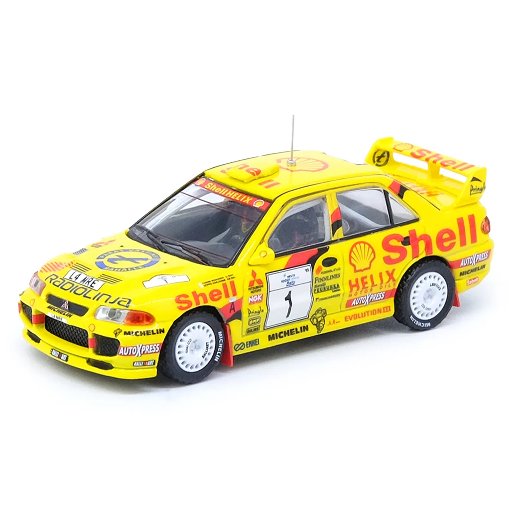 Inno64 1:64 Mitsubishi Lancer Evolution III #1 NESTE 1000 Lakes Rally Finland 1995