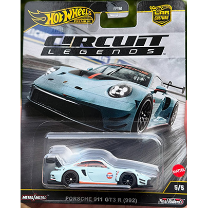 (Pre-order) Hot Wheels - Porsche 911 GT3-R (992) Gulf Livery - Car Culture Circuit Legends