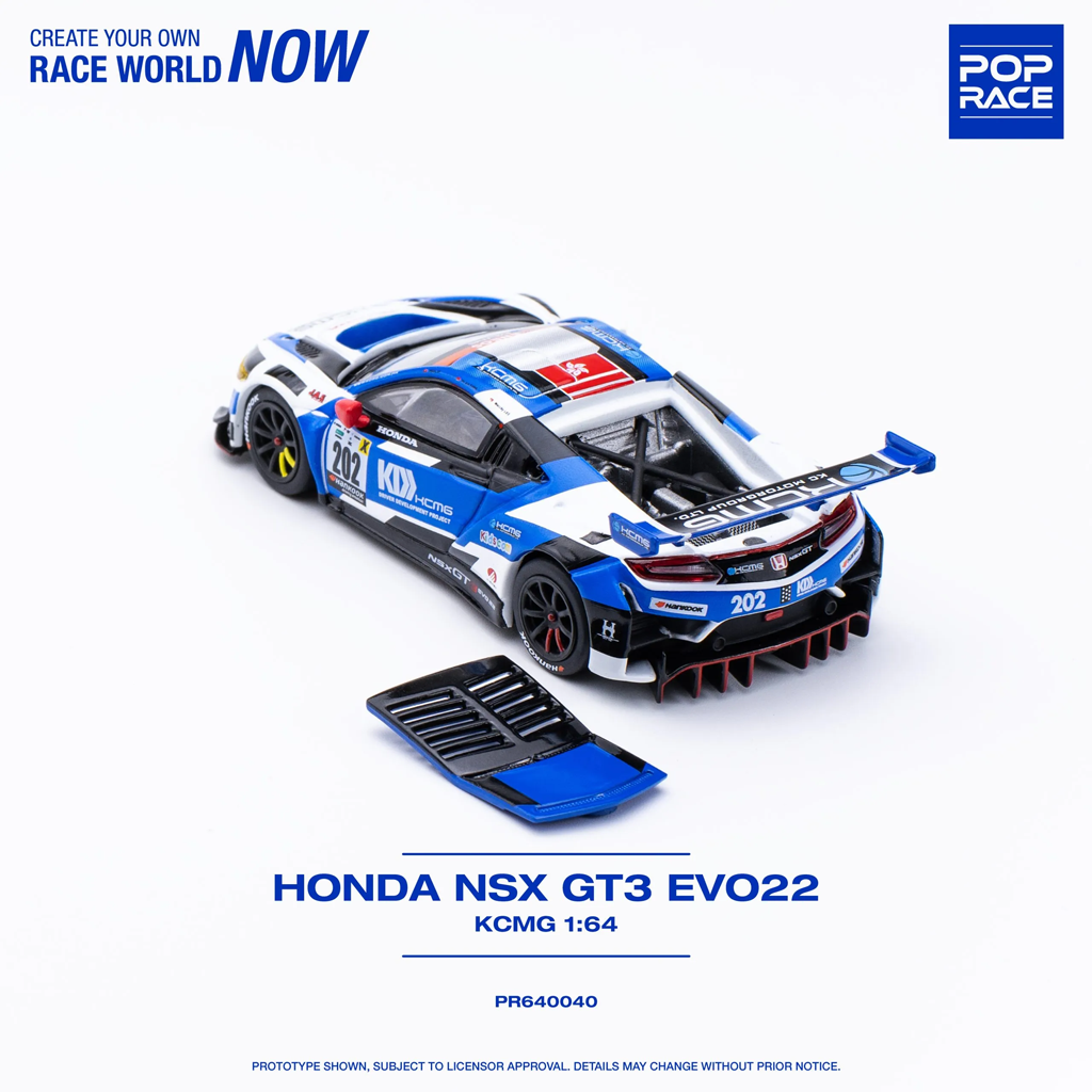 Pop Race 1:64 Honda NSX GT3 EVO22 KCMG