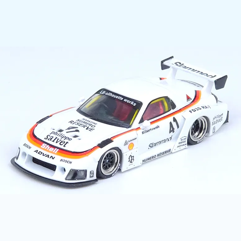 Inno64 1:64 Mazda RX-7 (FD3S) LB-Super Silhouette White #41