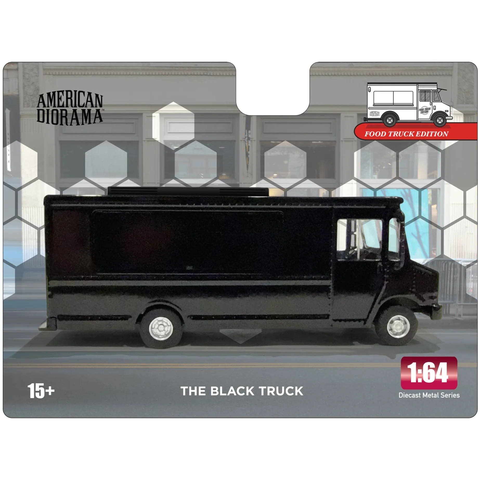 American Diorama - 1:64 Food Truck Series - The Black Truck