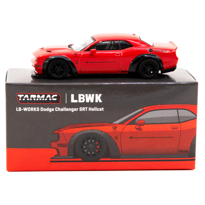 Tarmac Works 1:64 Dodge Challenger SRT Hellcat LB-Works Red