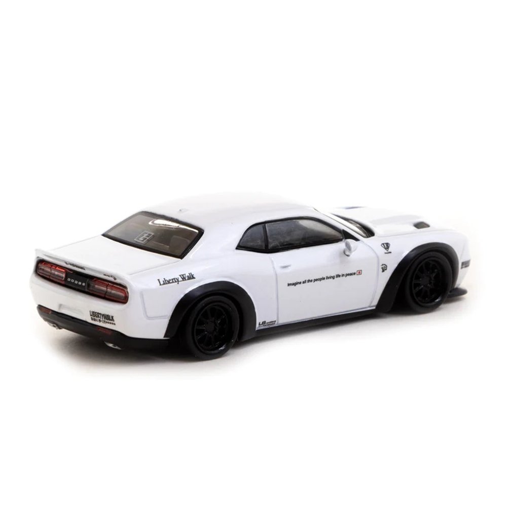 Tarmac Works 1:64 Dodge Challenger SRT Hellcat White