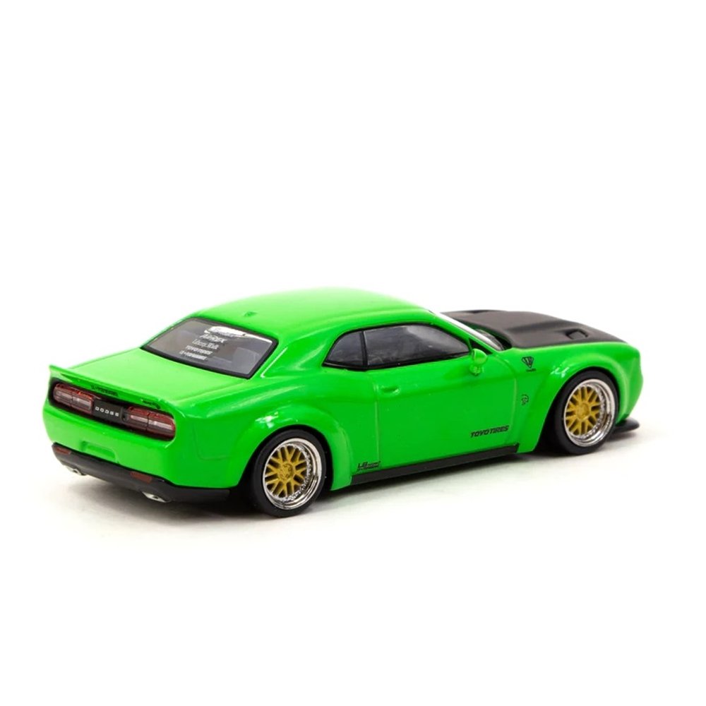 Tarmac Works 1:64 Dodge Challenger SRT Hellcat Green Metallic