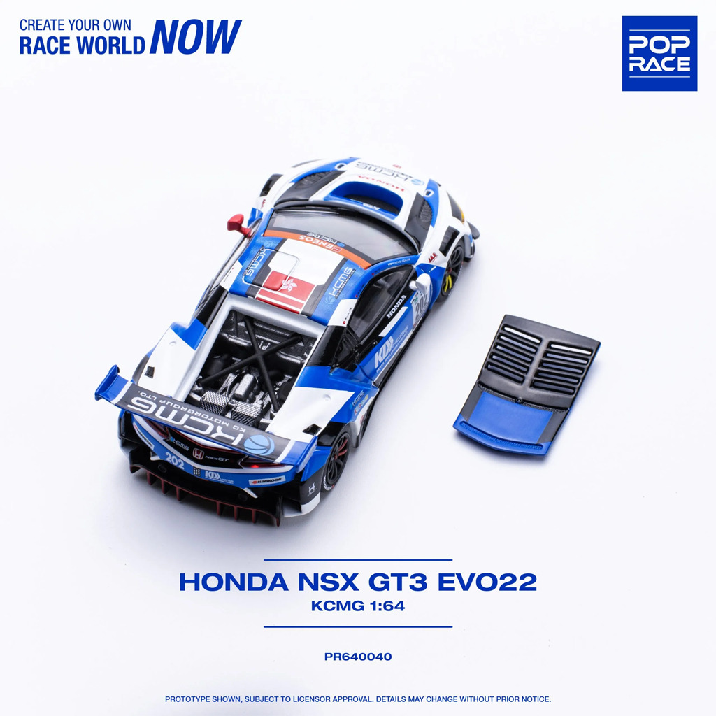 Pop Race 1:64 Honda NSX GT3 EVO22 KCMG