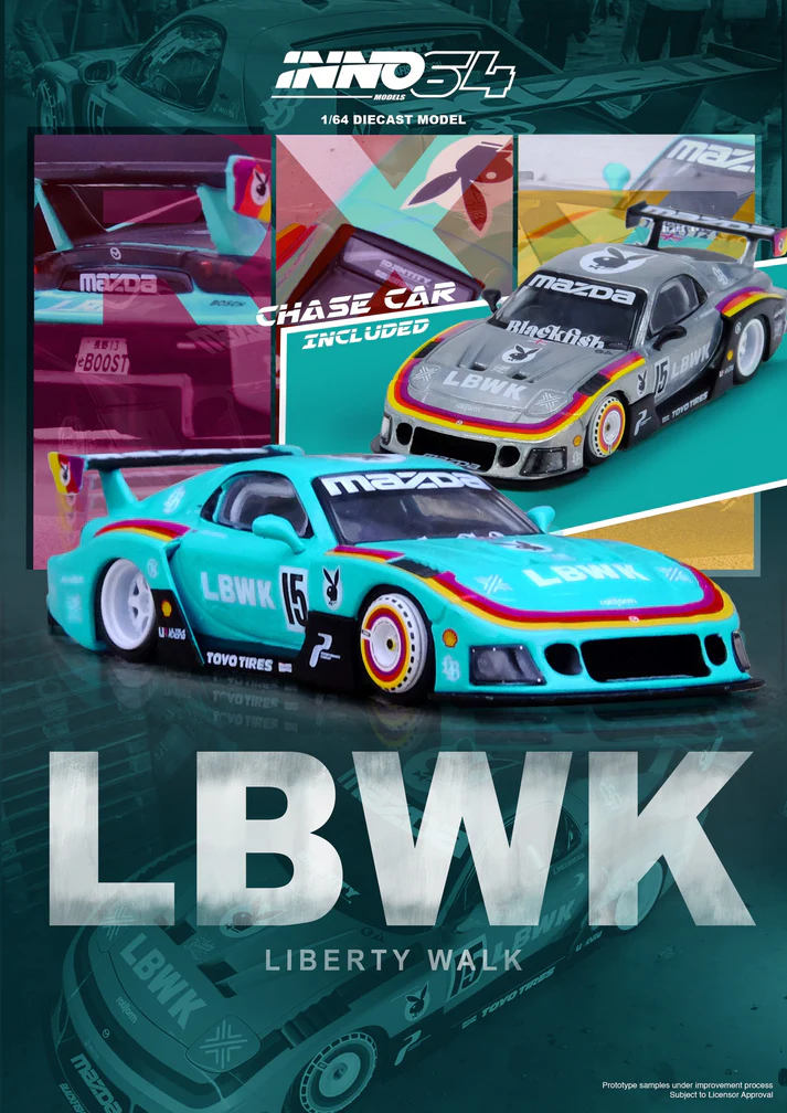 Inno64 1:64 LBWK Mazda RX-7 (FD3S) LB-Super Silhouette