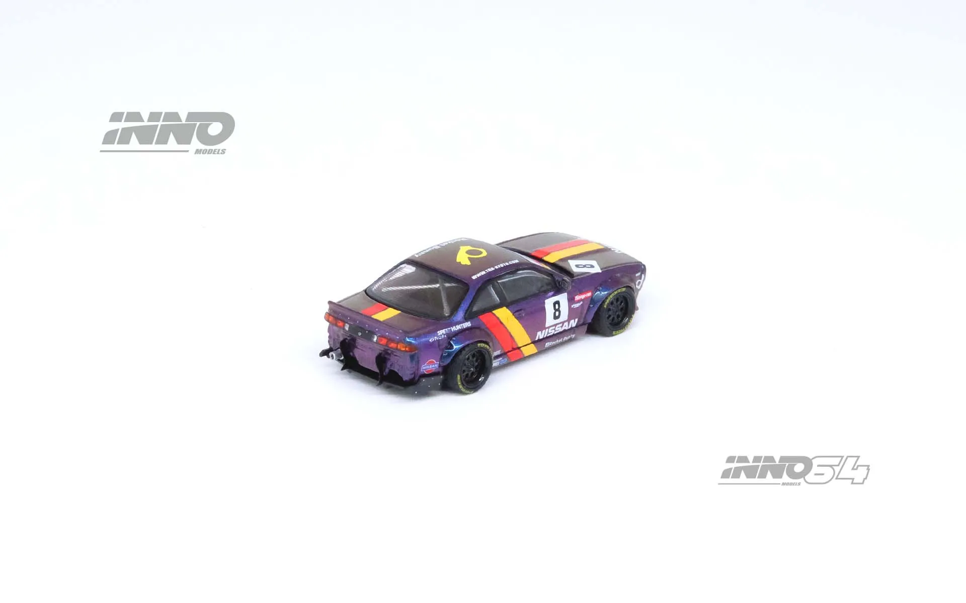 Inno64 1:64 Nissan Silvia (S14) BOSS ROCKET BUNNY Purple