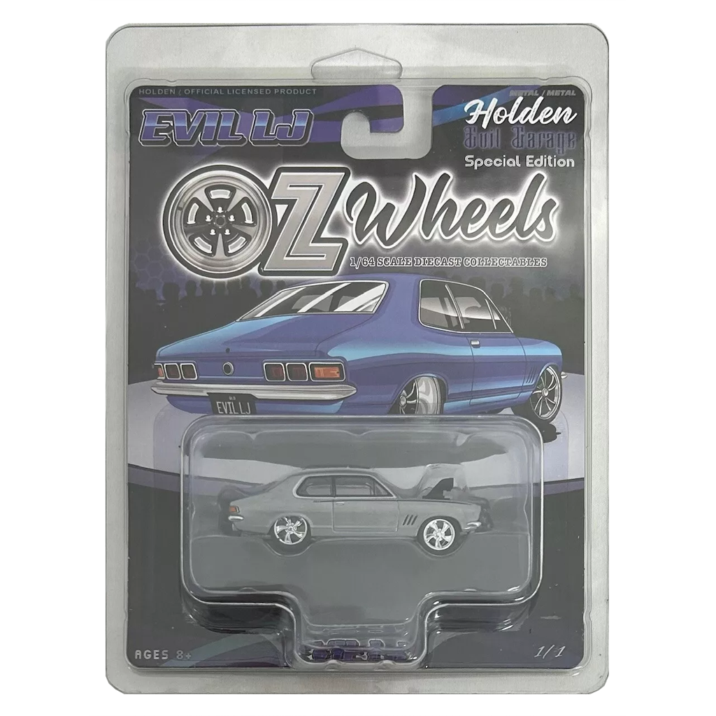 Oz Wheels 1:64 Evil LJ Torana Fully Sick Detail in Protector Raw Chase
