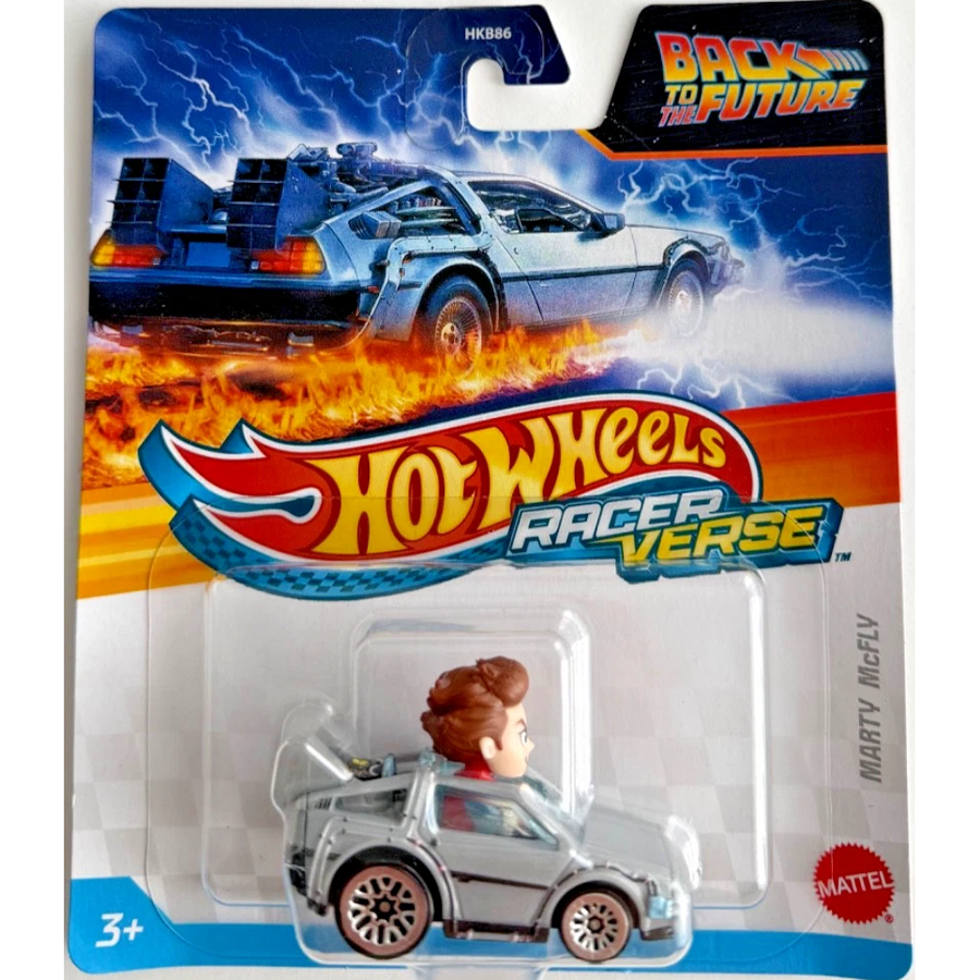 Hot Wheels - Back to the Future - Racer Verse Marty McFly - Delorean