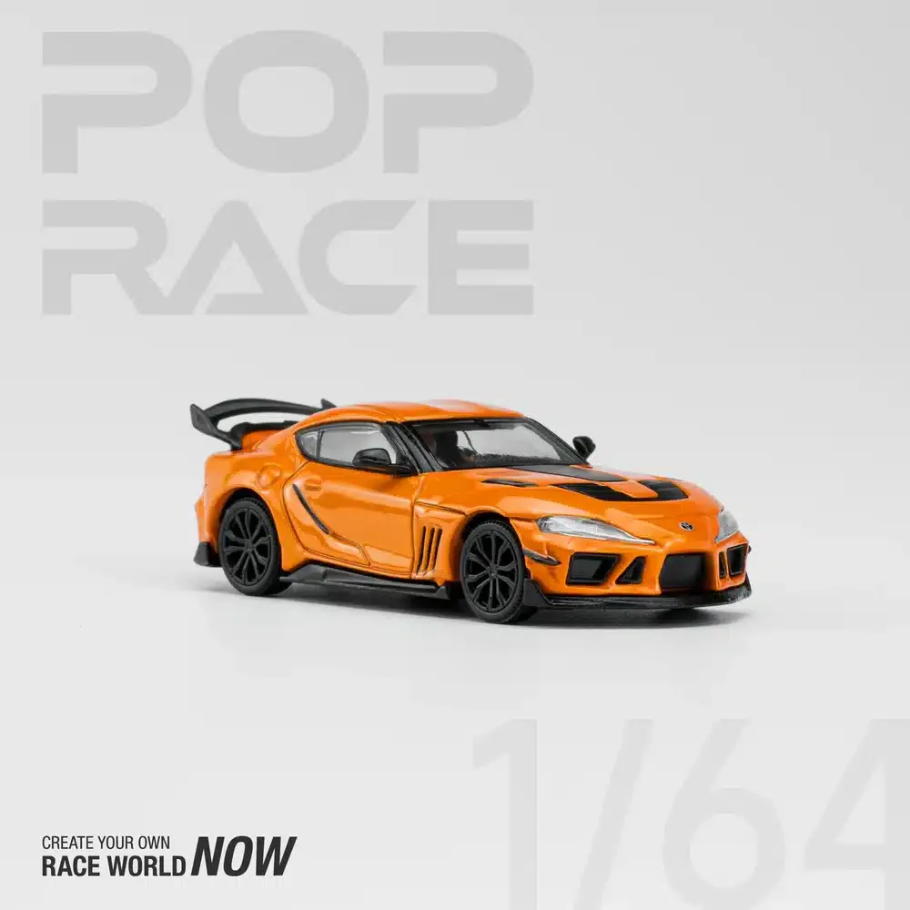 Pop Race 1:64 Toyota Supra Darwin Pro 66G WBK Orange