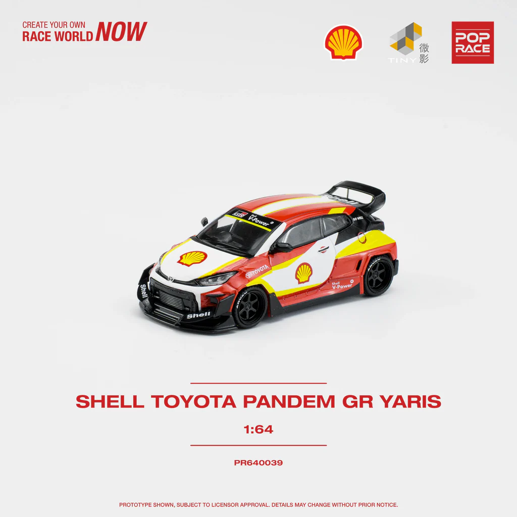 PopRace x Tiny Shell Toyota Pandem GR Yaris