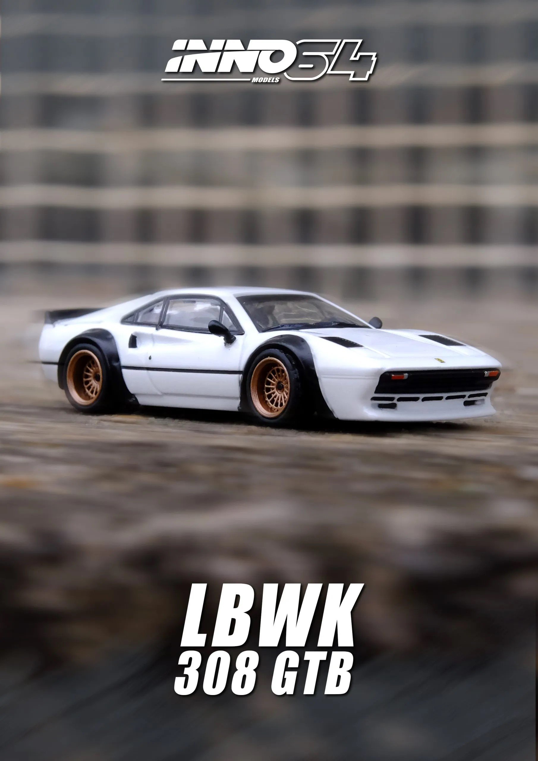 Inno64 1:64 Ferrari LBWK 308 GTB WHITE