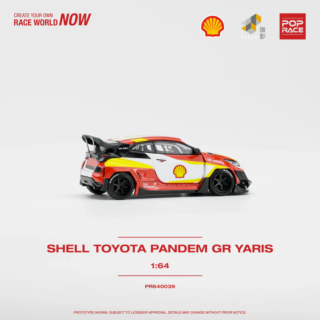 PopRace x Tiny Shell Toyota Pandem GR Yaris