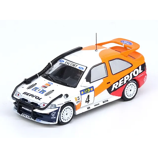 Inno64 1:64 Ford Escort RS Cosworth #4 REPSOL SAFARI RALLY KENYA 1996 C. Sainz / L. Moya