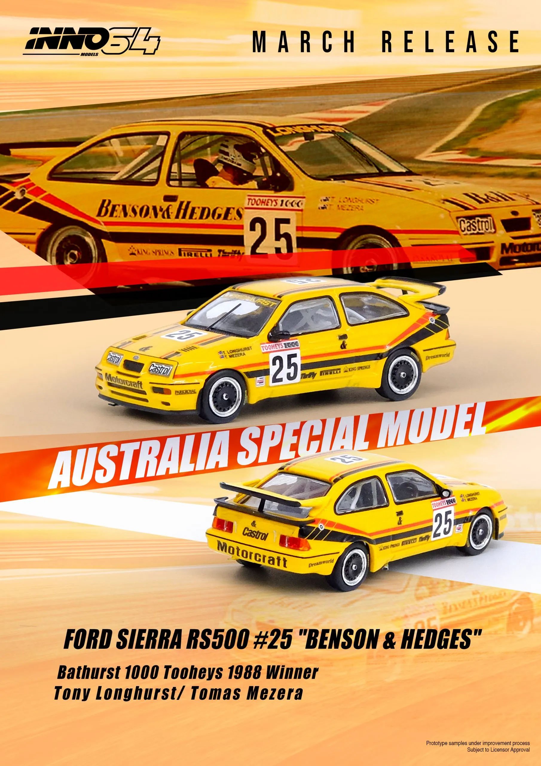 Inno64 1:64 Ford Sierra RS500 Cosworth #25 Benson and Hedges