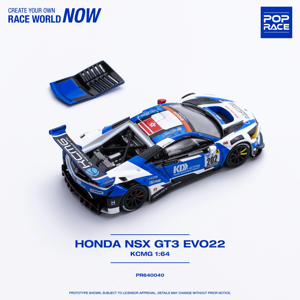 Pop Race 1:64 Honda NSX GT3 EVO22 KCMG